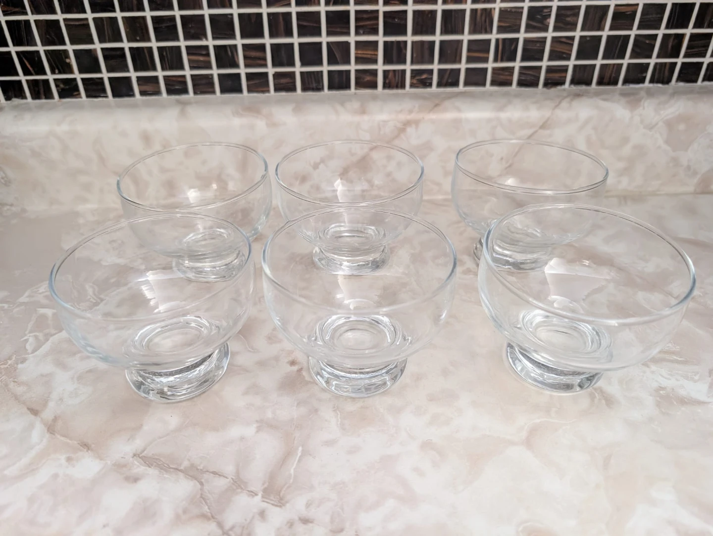 Set of 6 Glass Dessert Bowls - photo 3
