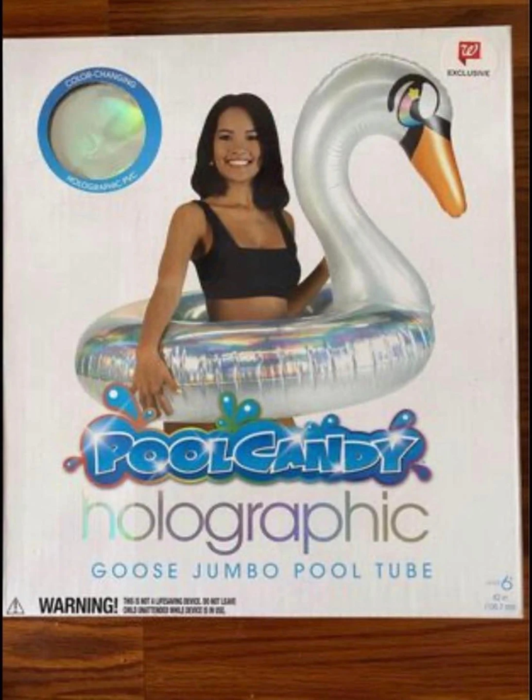 PoolCandy Holographic Goose Jumbo Pool Tube⚽️