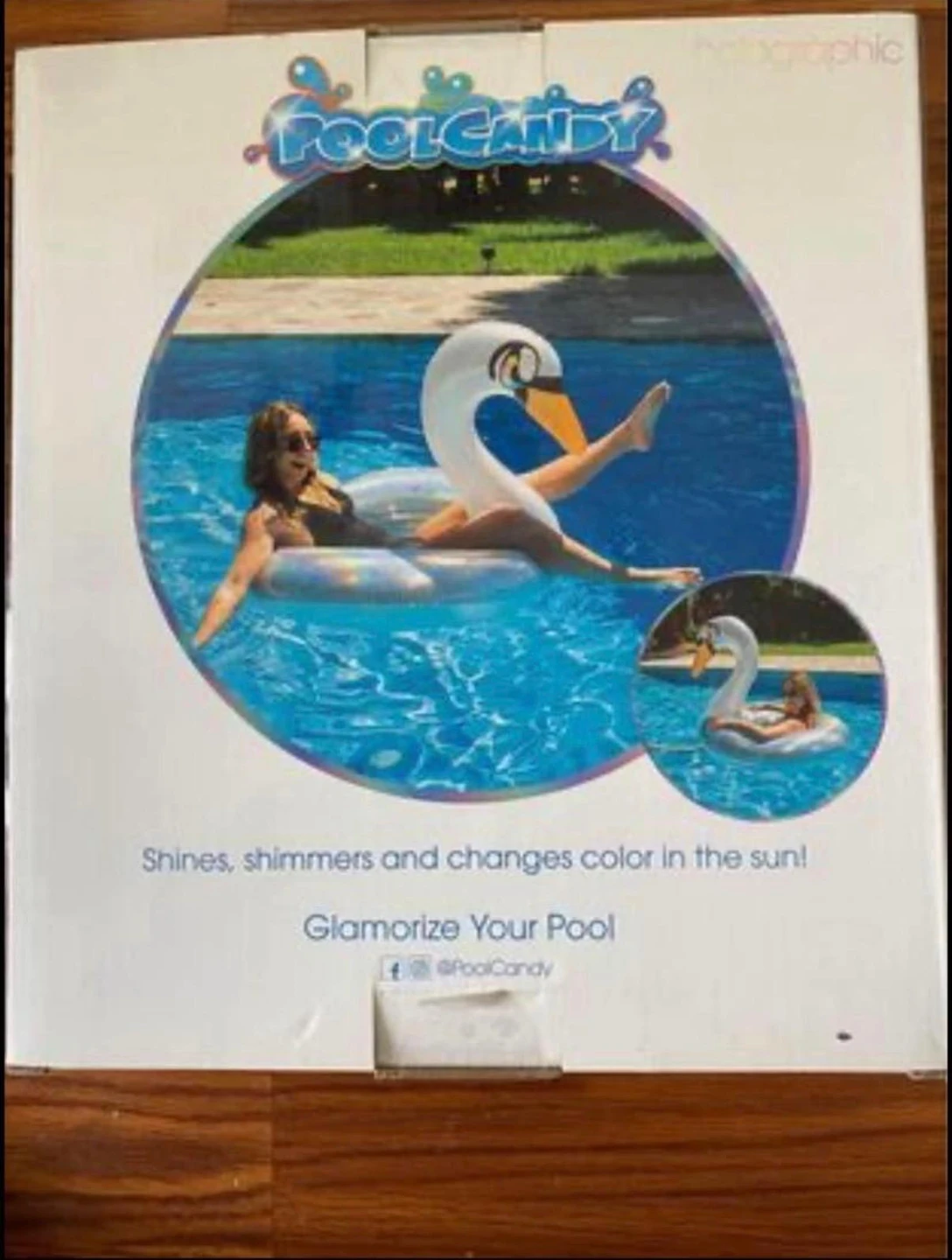 PoolCandy Holographic Goose Jumbo Pool Tube⚽️ - photo 2