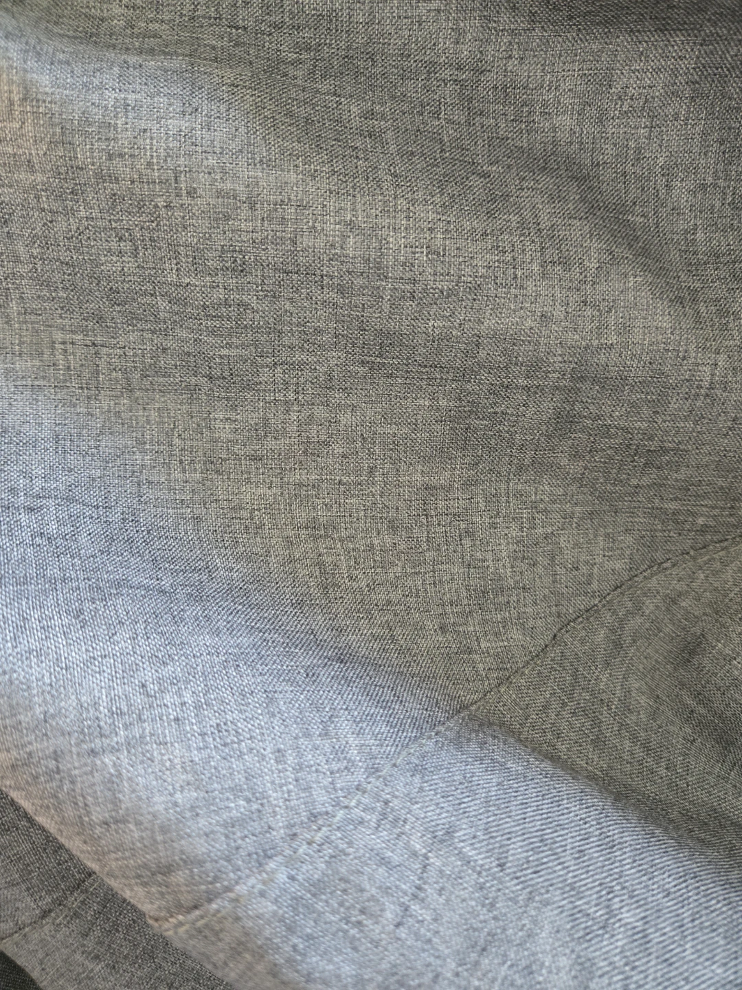 Large Grey Bean Bag Chair - photo 4