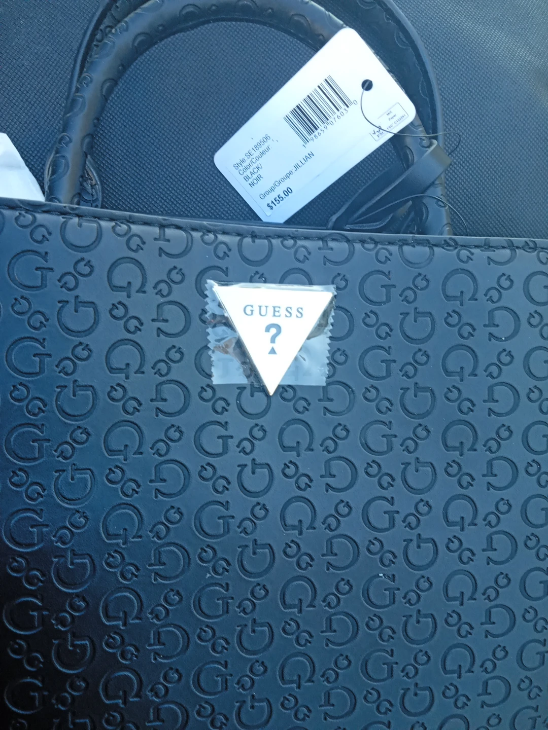 Guess Black "GIULIAN" Tote Bag