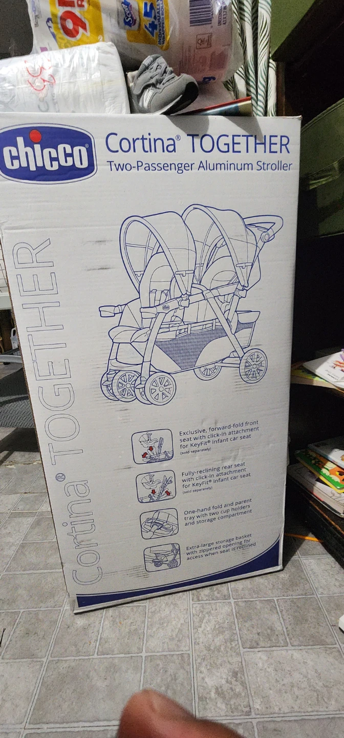 Chicco Cortina TOGETHER Two-Passenger Stroller - photo 4