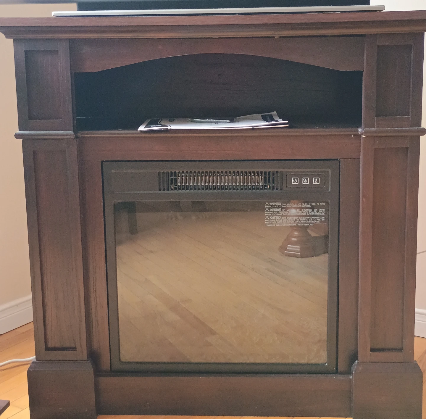 Electric Fireplace Entertainment Stand