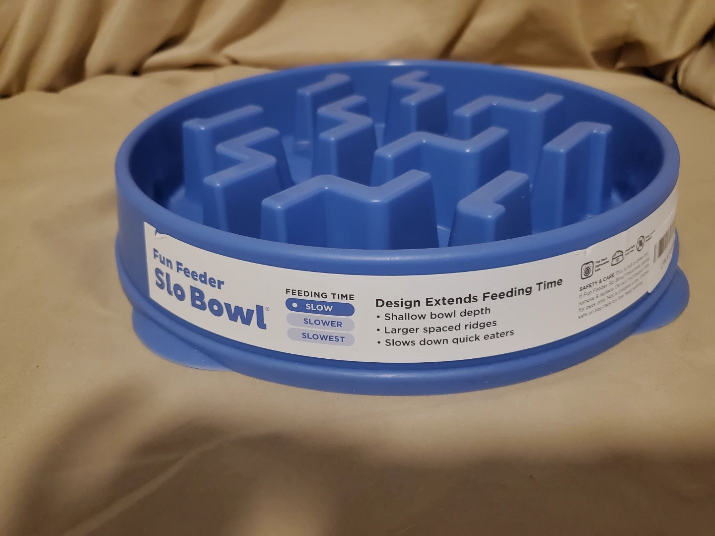 Outward Hound Fun Feeder Slo Bowl Blue - photo 3