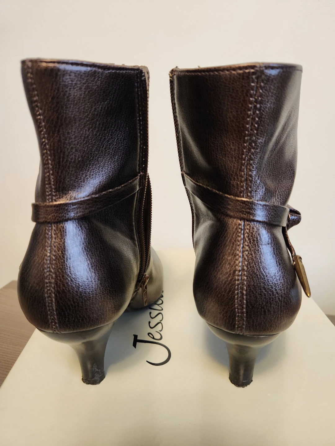Jessica Amelia Bronze Booties - photo 3