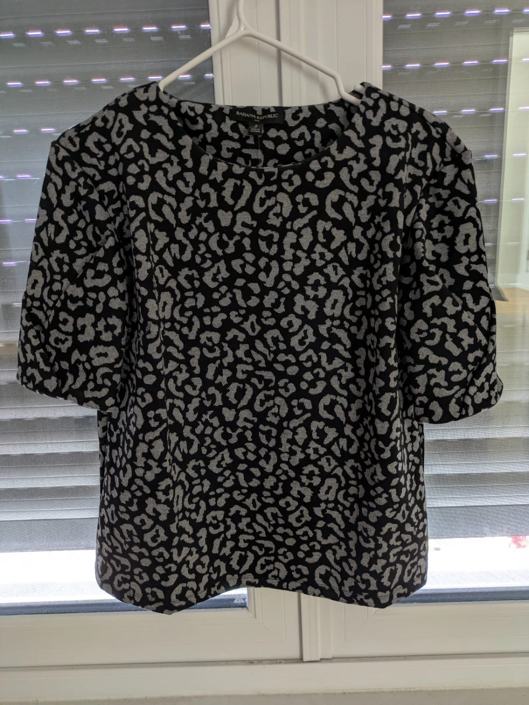 Banana Republic Leopard Print Top - Size S