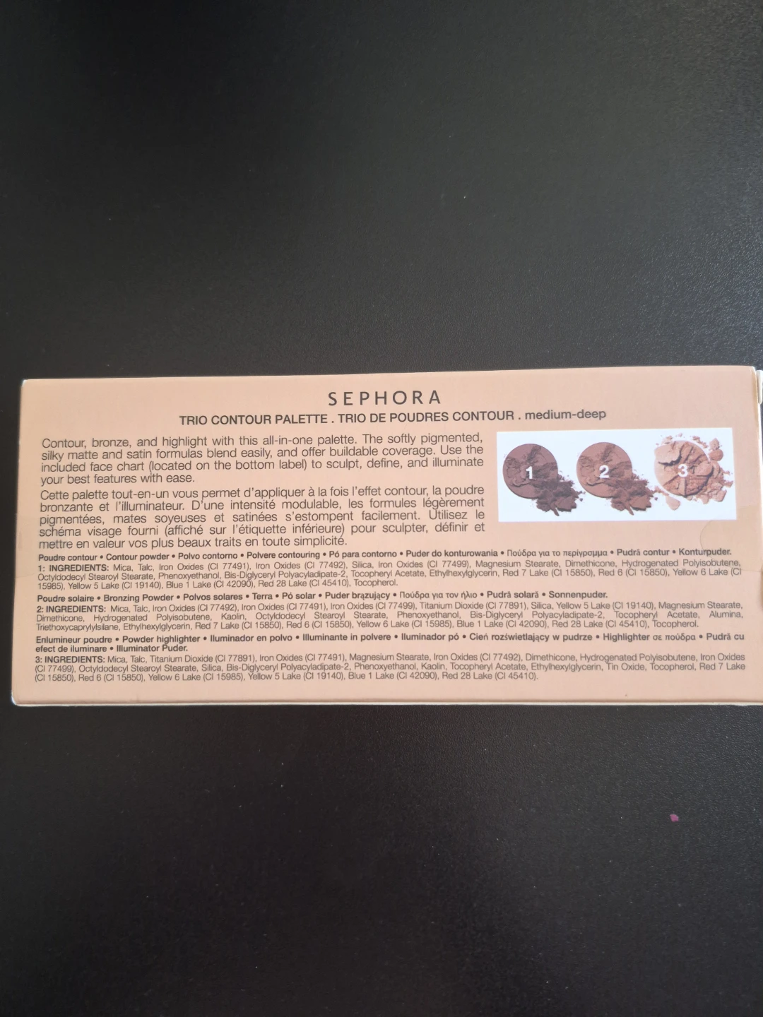 Sephora Contour Trio Palette - Medium-Deep - photo 2