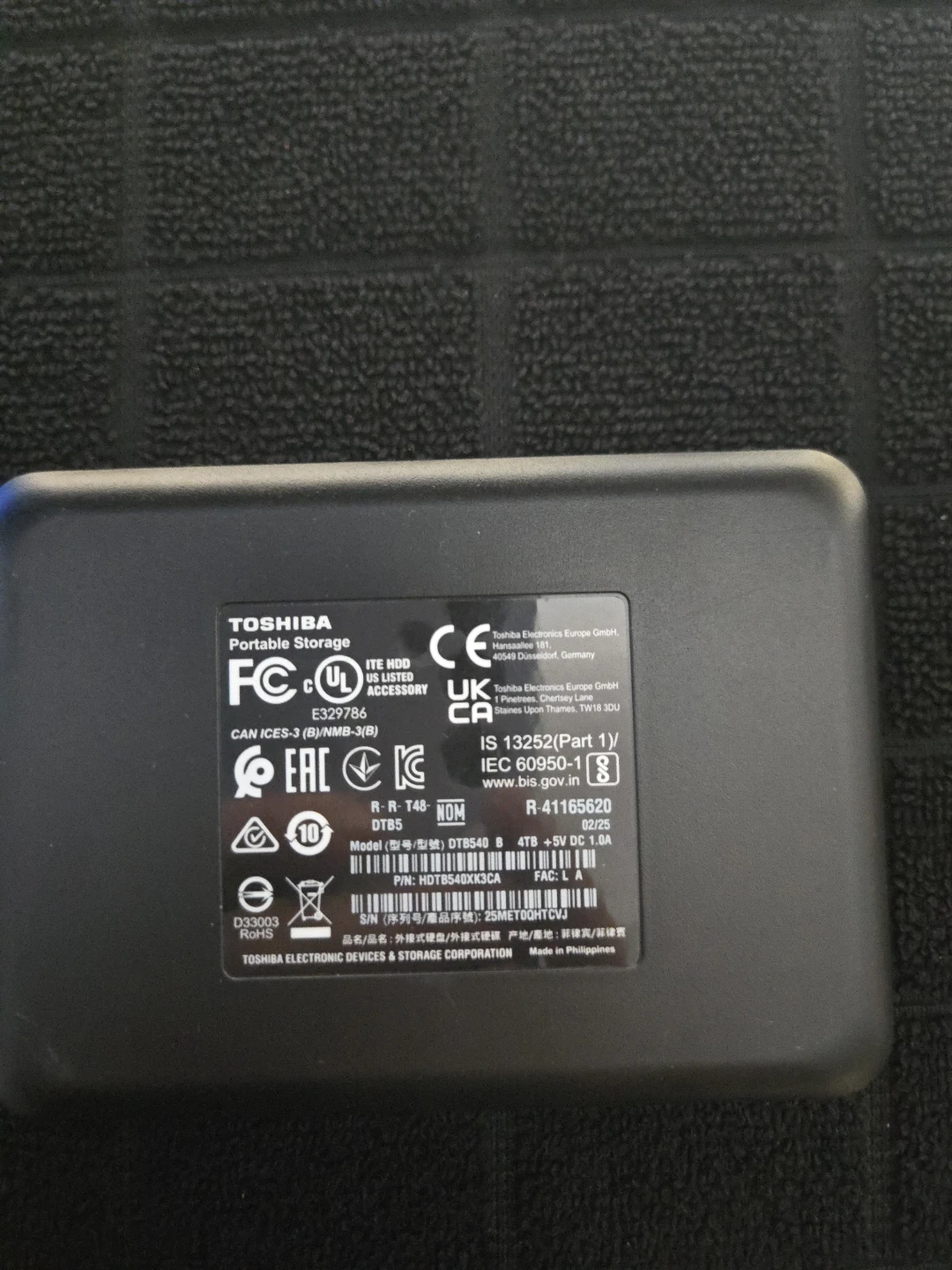Toshiba 4TB Portable External Hard Drive - photo 2