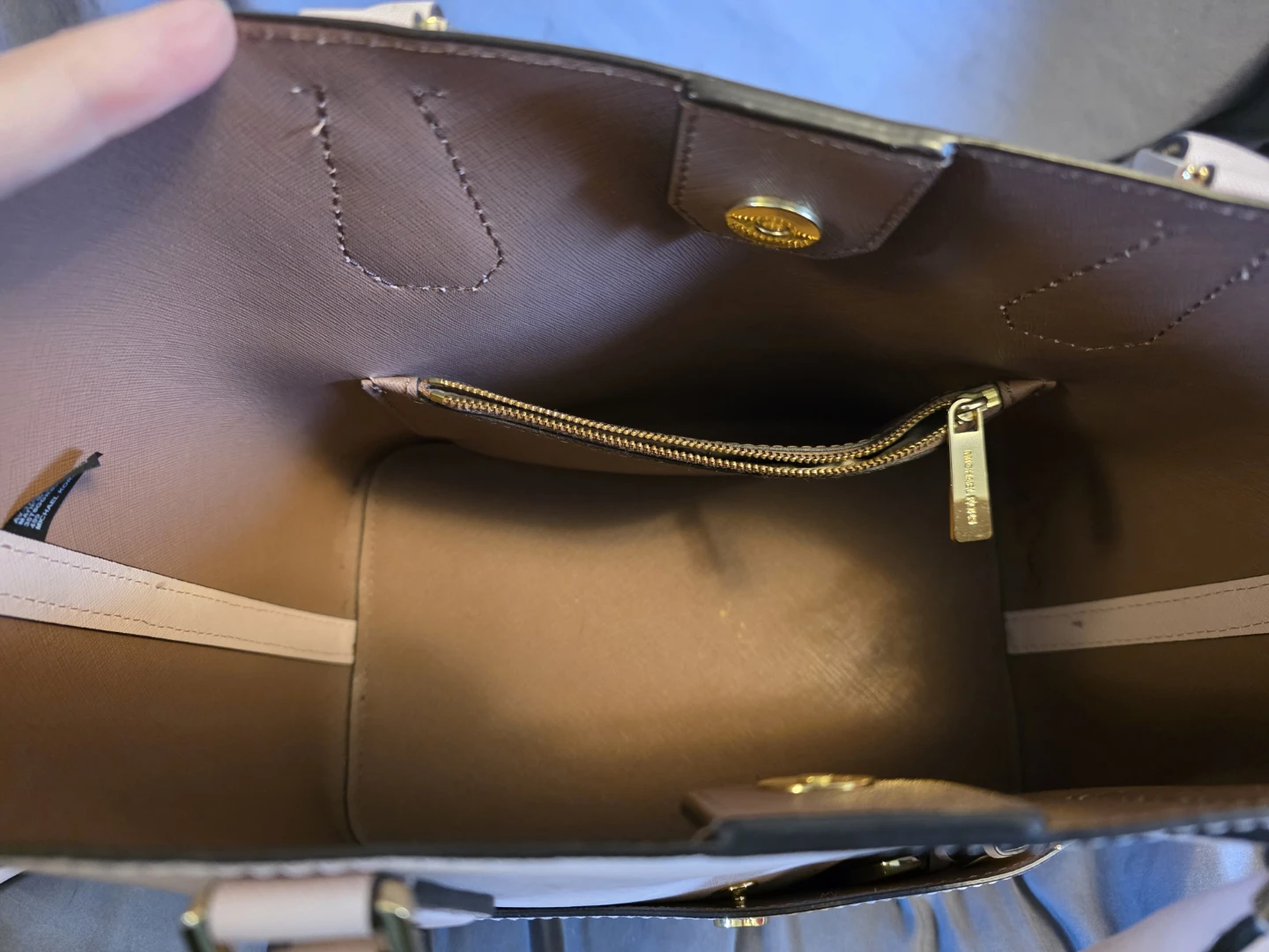 Michael Kors Pink Leather Tote Bag - photo 3