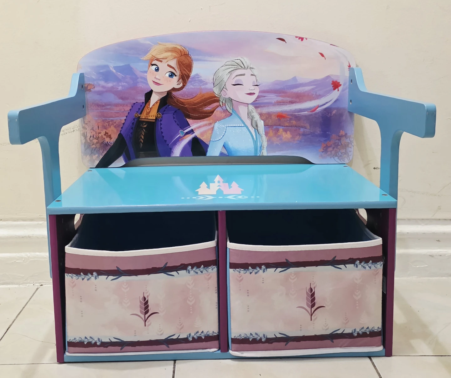 Delta Children Kids FROZEN 2 Convertible Activity Bench
