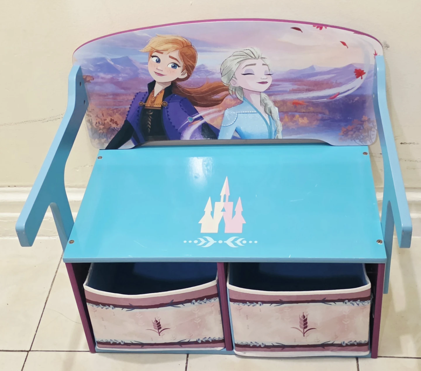 Delta Children Kids FROZEN 2 Convertible Activity Bench - photo 2