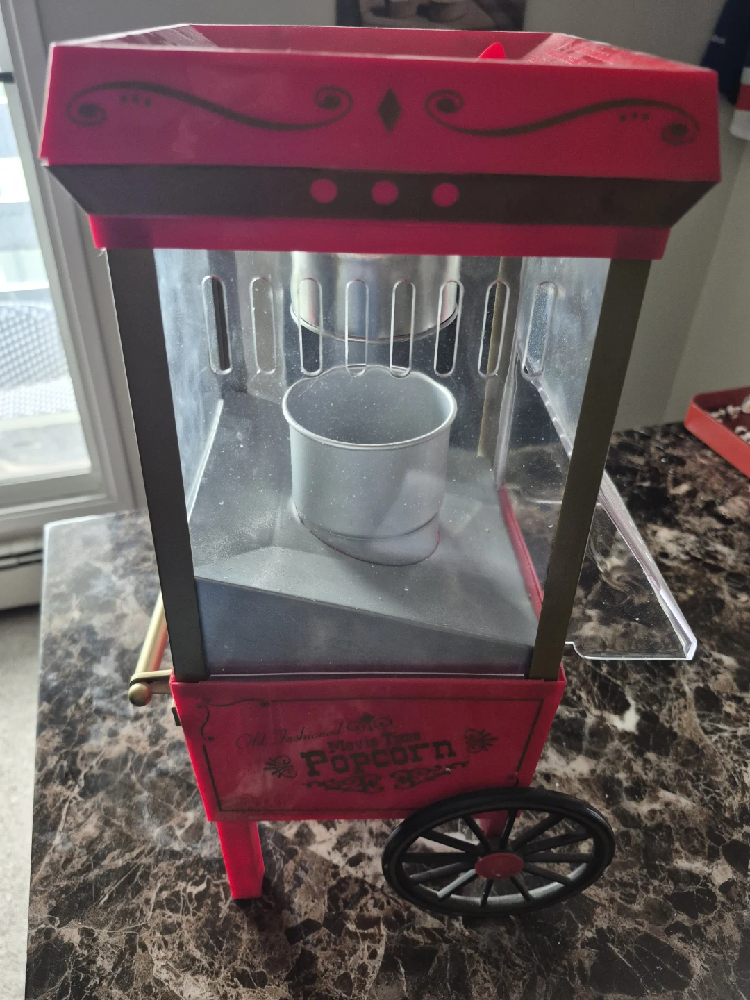 Nostalgia Old Fashioned Movie Time Popcorn Machine - photo 3