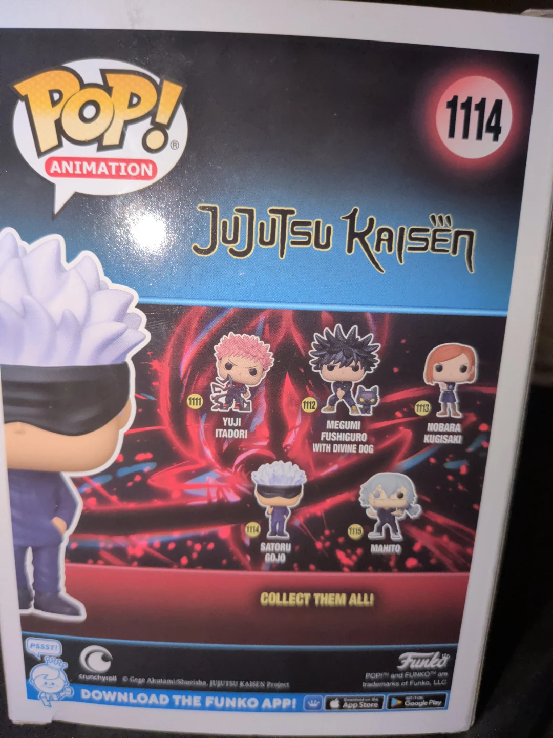 Funko Pop! Animation Jujutsu Kaisen Satoru Gojo #1114 - photo 4