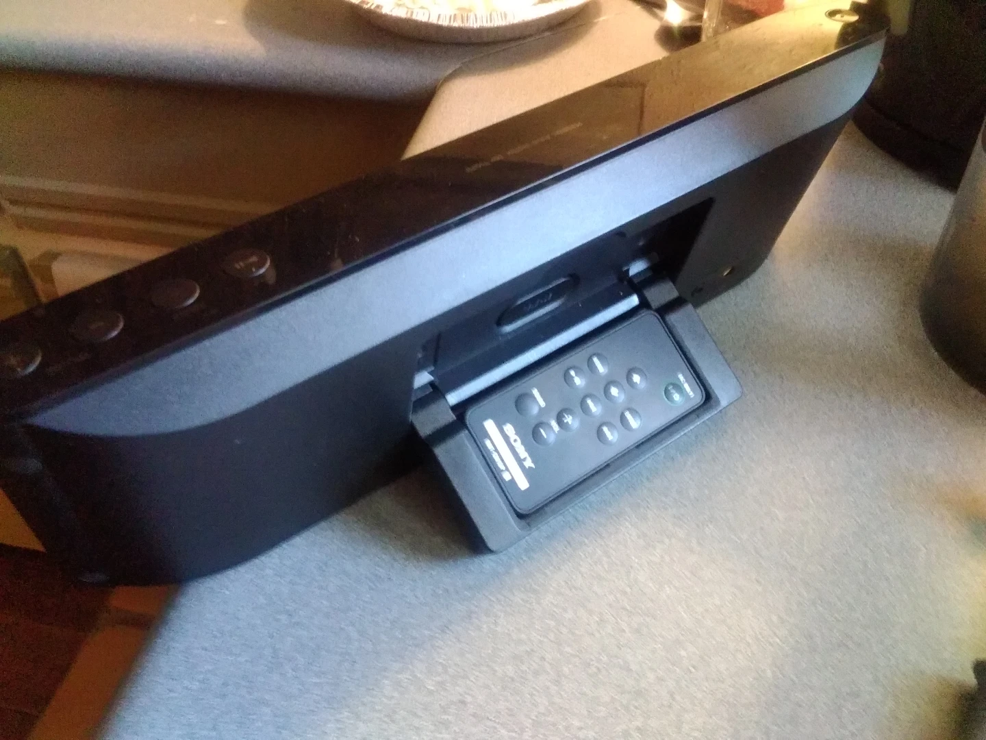 Sony Portable Speaker With Remote and Iphone/Ipod Dock - photo 2