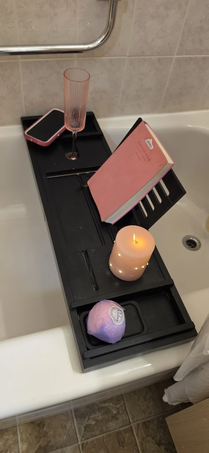 Bathtub Caddy for relaxation