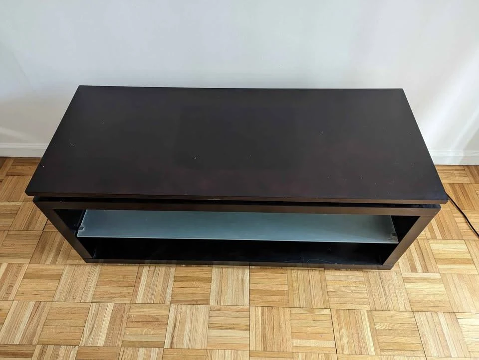 West Elm TV Stand Shelf Console Table - photo 2