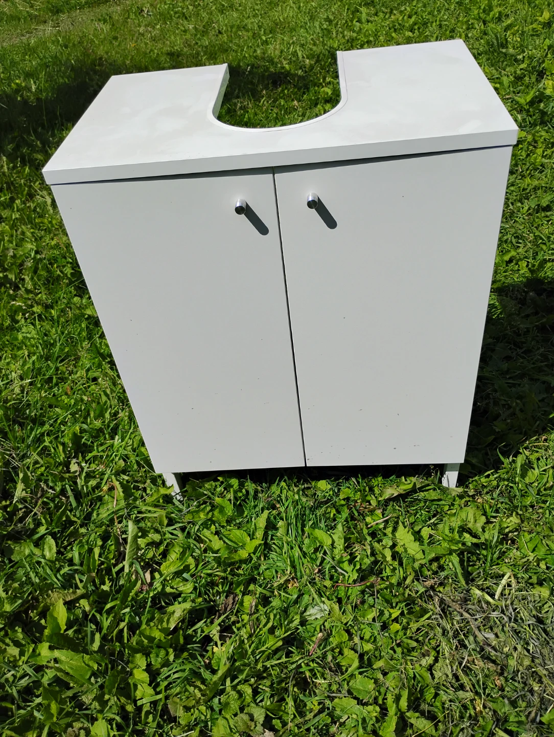 White Vanity Sink Base Cabinet