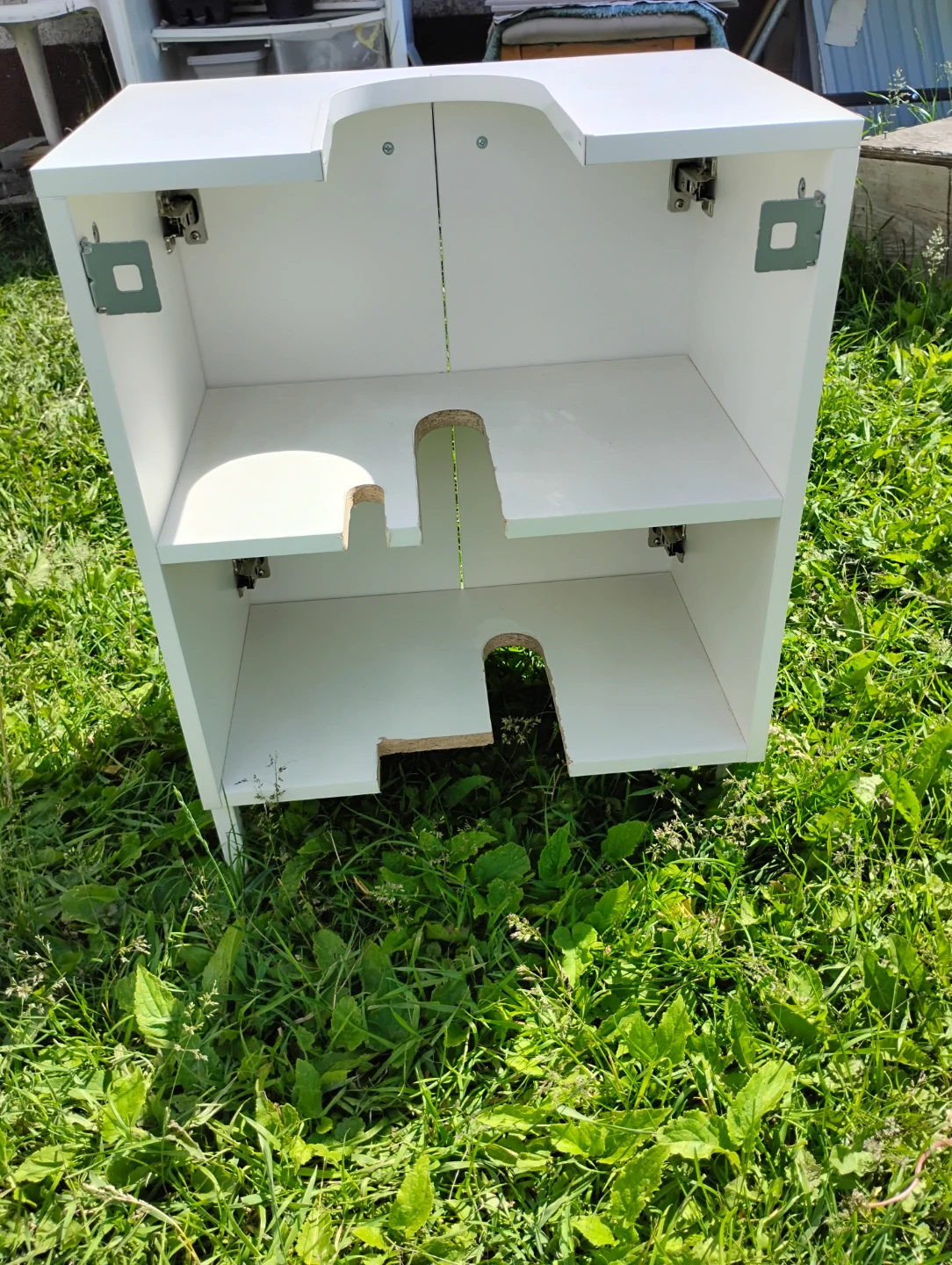 White Vanity Sink Base Cabinet - photo 3