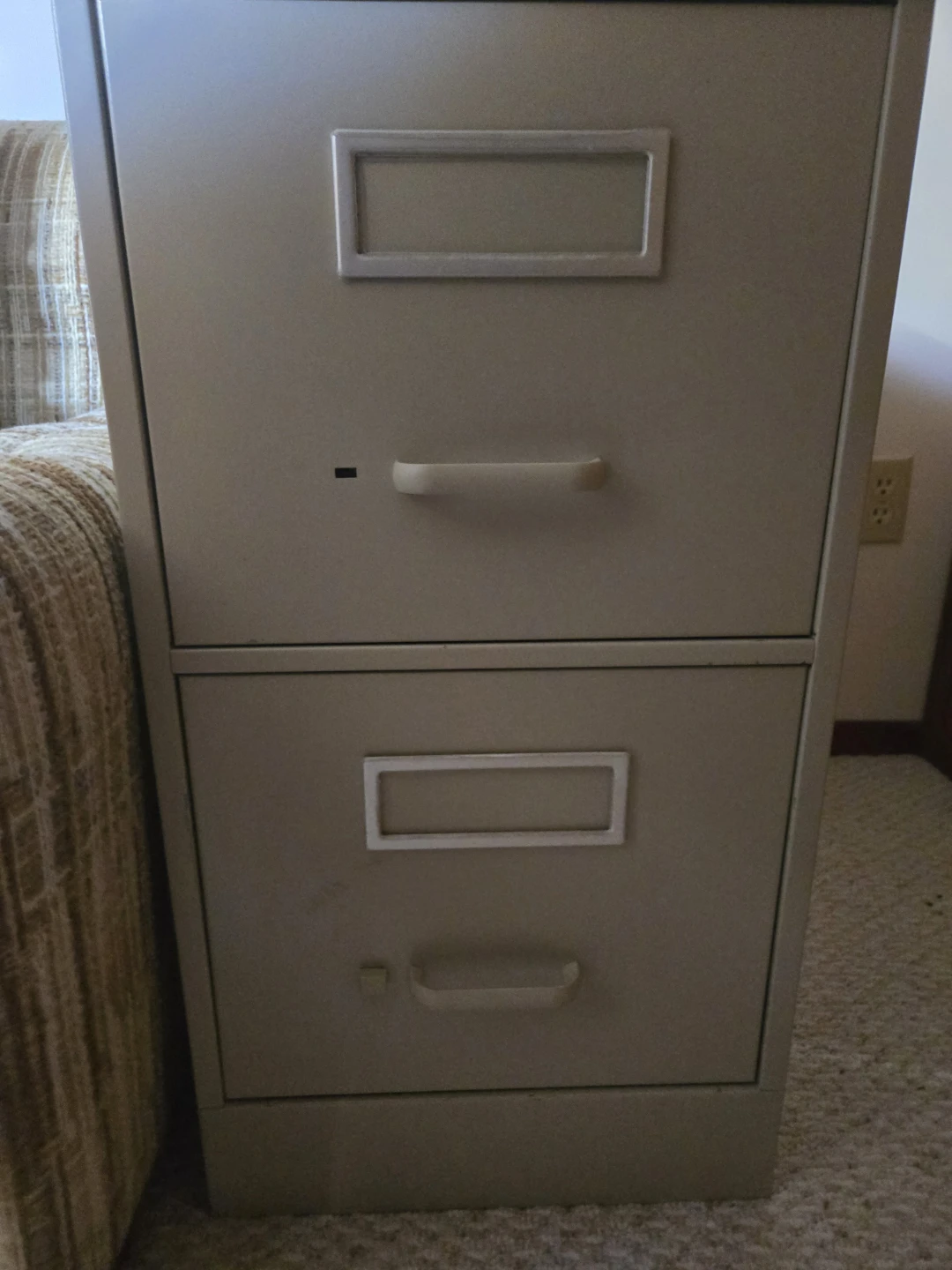 2-Drawer Metal Filing Cabinet