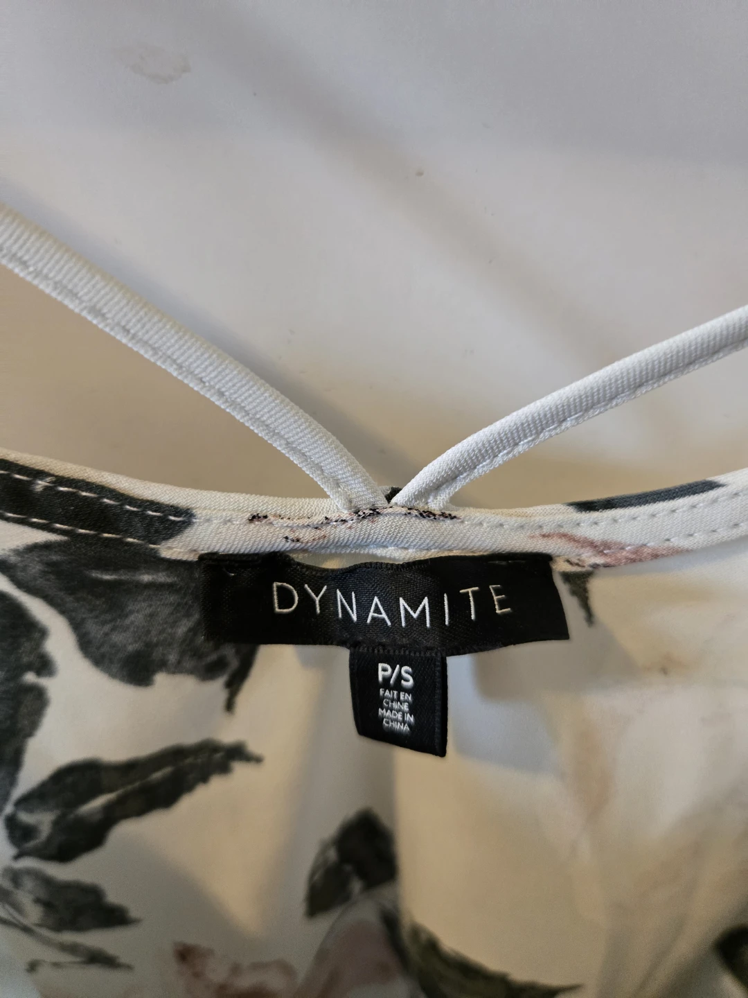 Dynamite floral cami tank top size S - photo 2