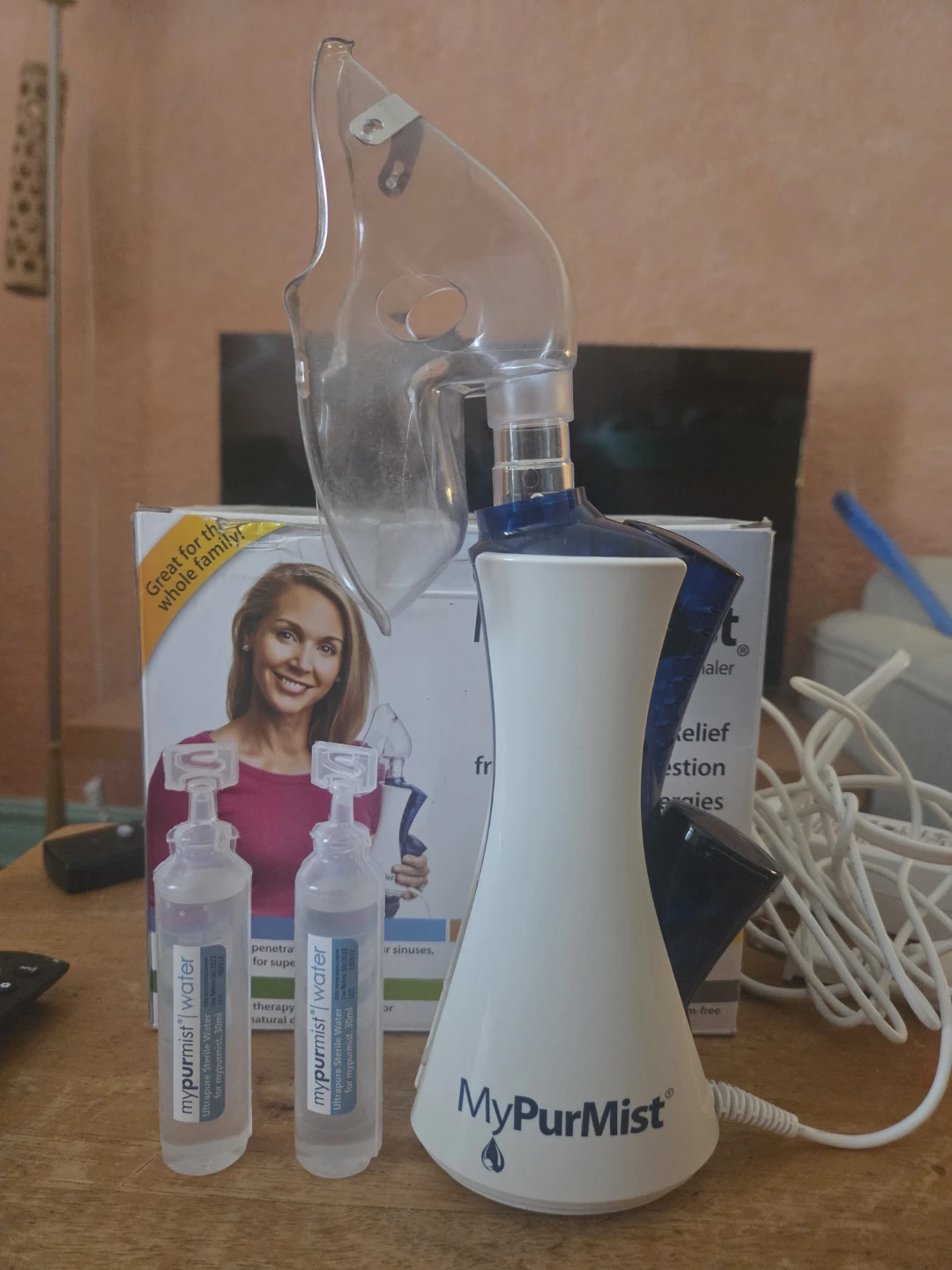 MyPurMist Handheld Steam Inhaler for Colds & Allergies - photo 2