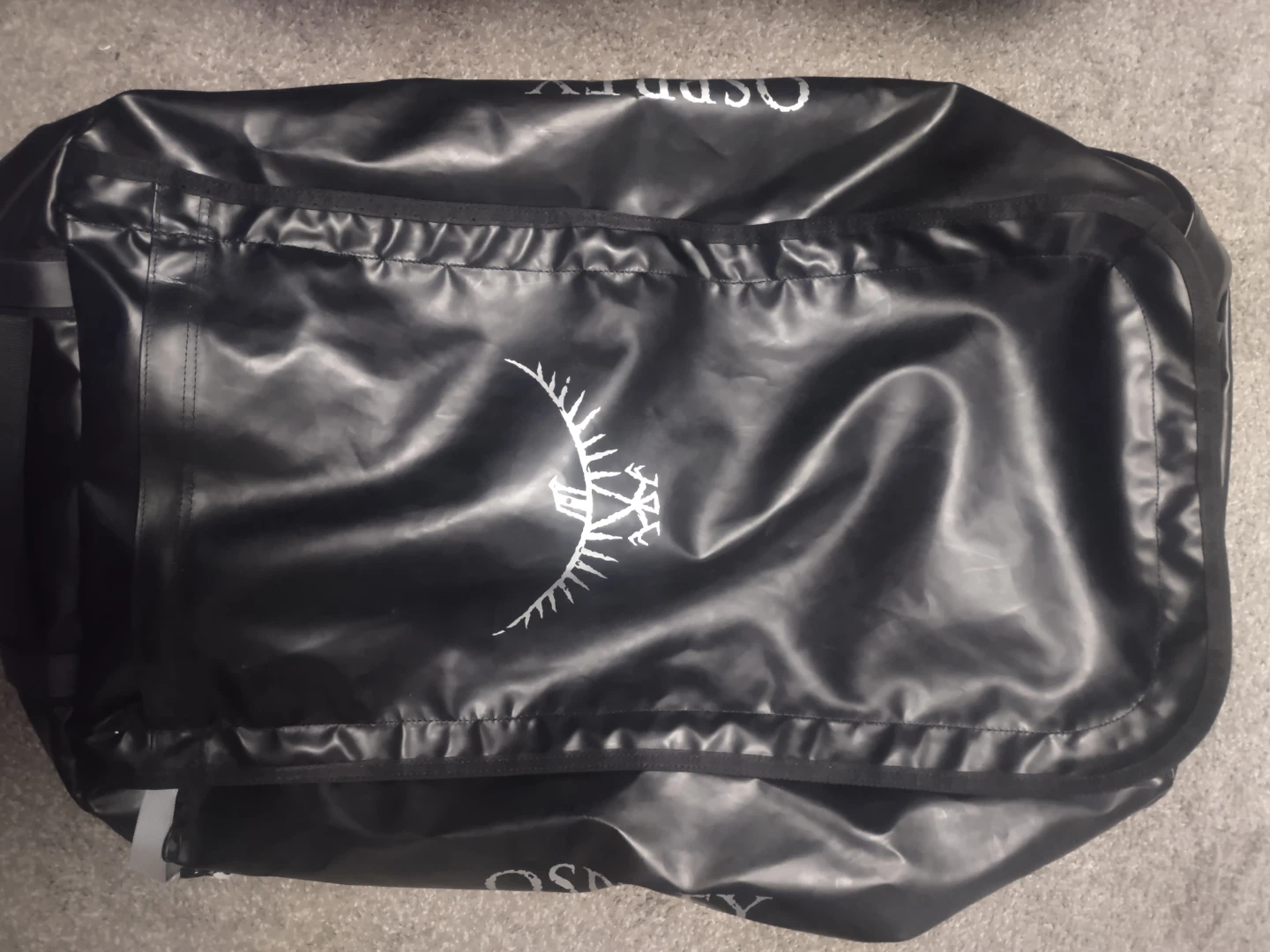 Osprey Black Duffel Bag