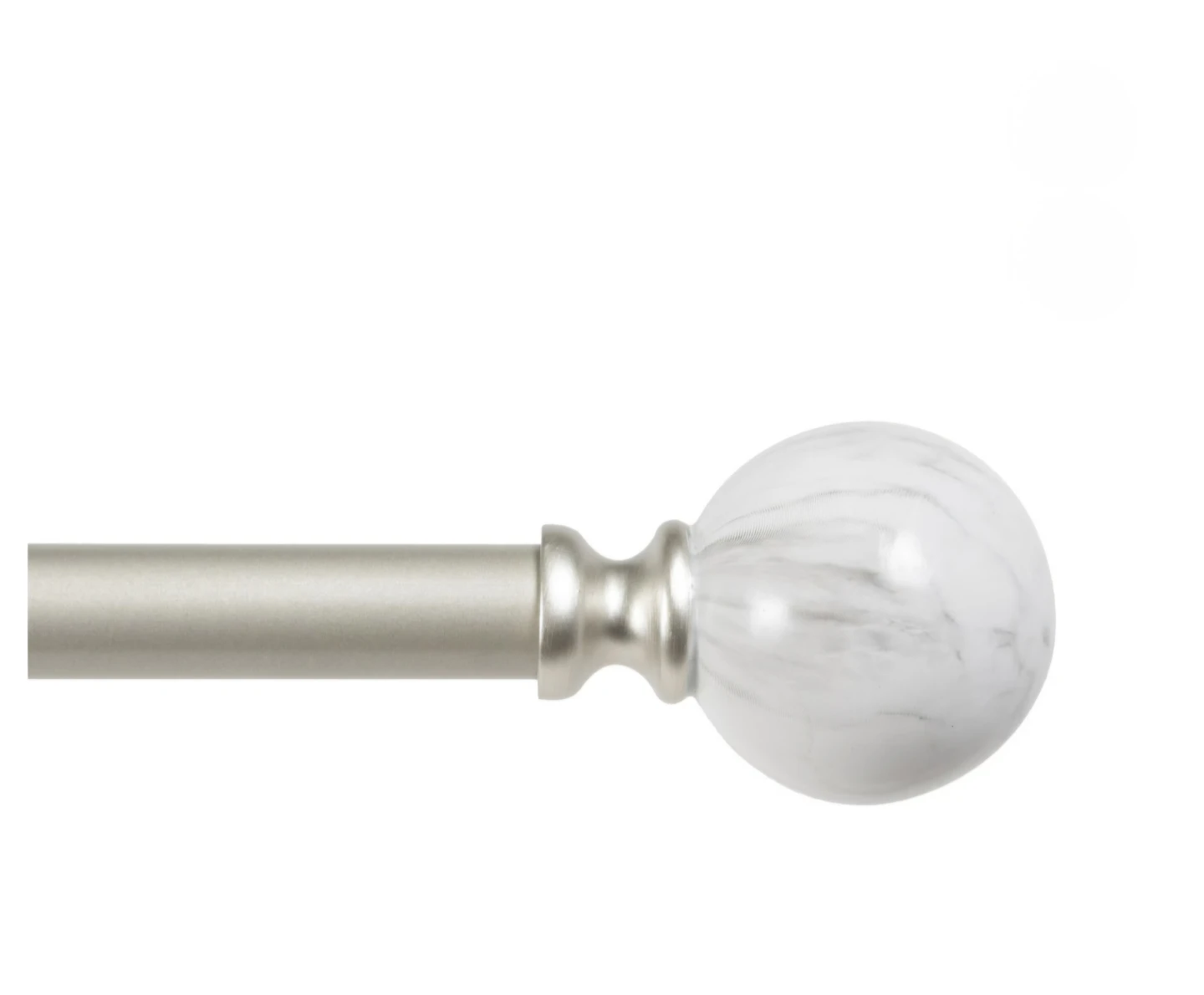 Champagne Colour Finish Curtain Rods Adustable 84"-120"