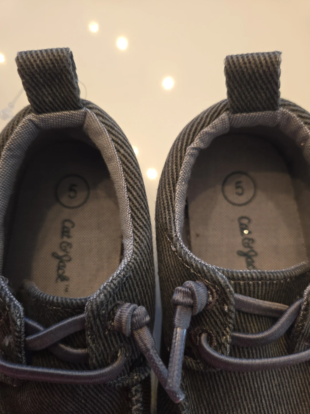 Cat & Jack Dark Grey Kids Dress Shoes - photo 3