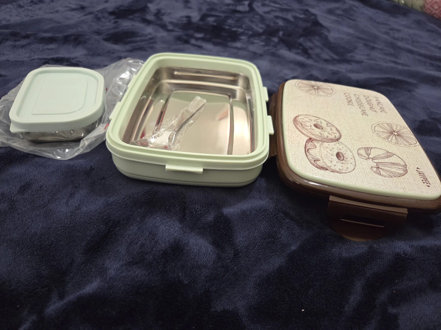 Jaypee ecosteel 300 Insulated Lunch Box with Spoon - photo 4