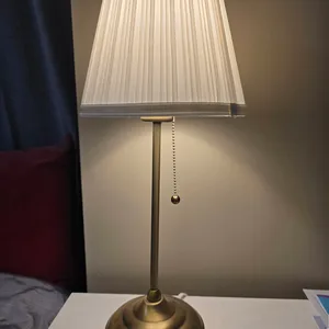 Table Lamp with Pleated Shade