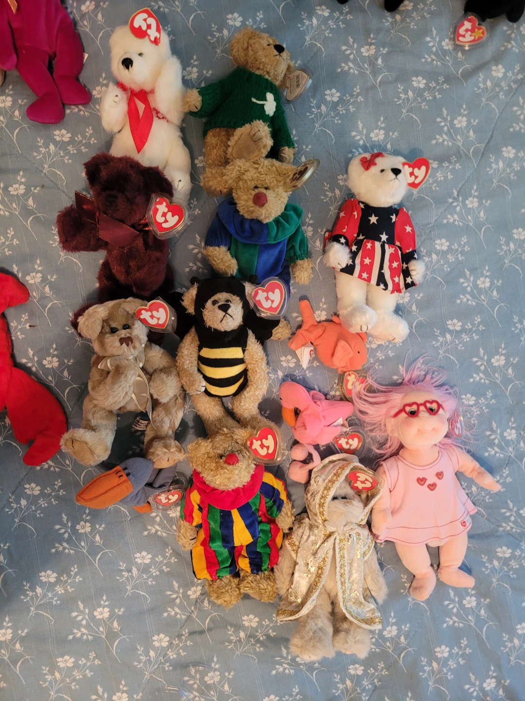 Large Collection of Ty Beanie Babies Plush Toys