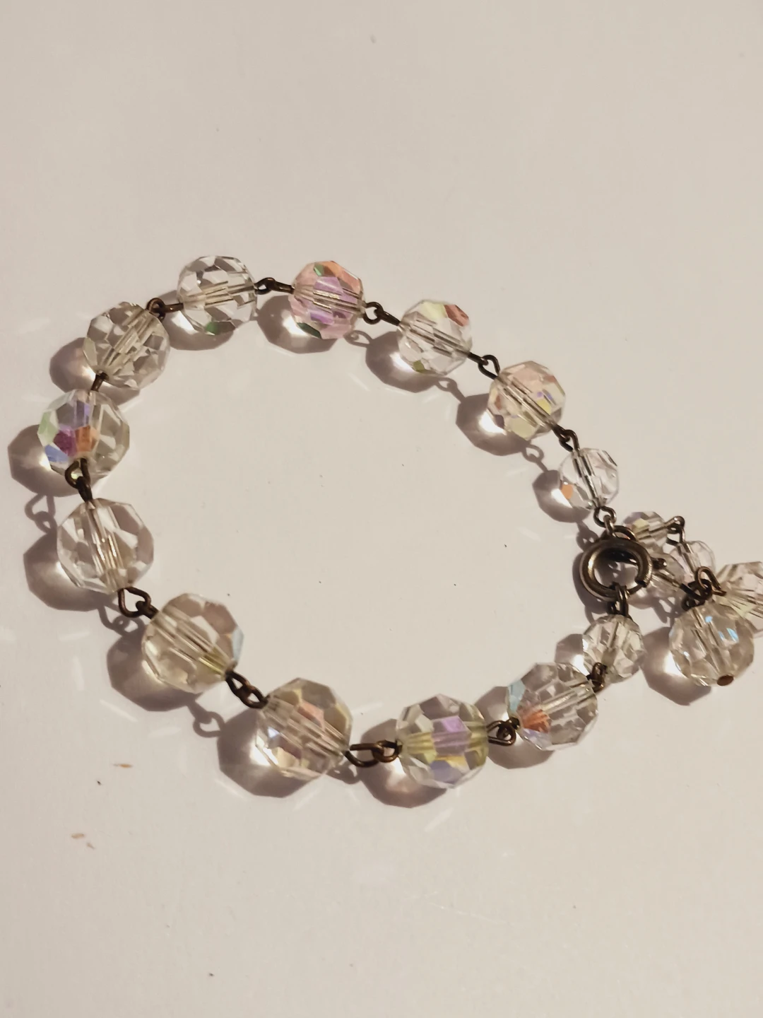 Sterling Silver 925 Crystal Beaded Bracelet - photo 3