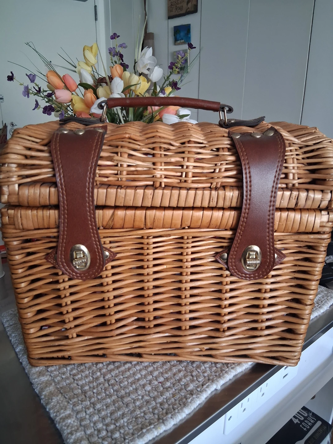 Picnic Time Wicker Picnic Basket