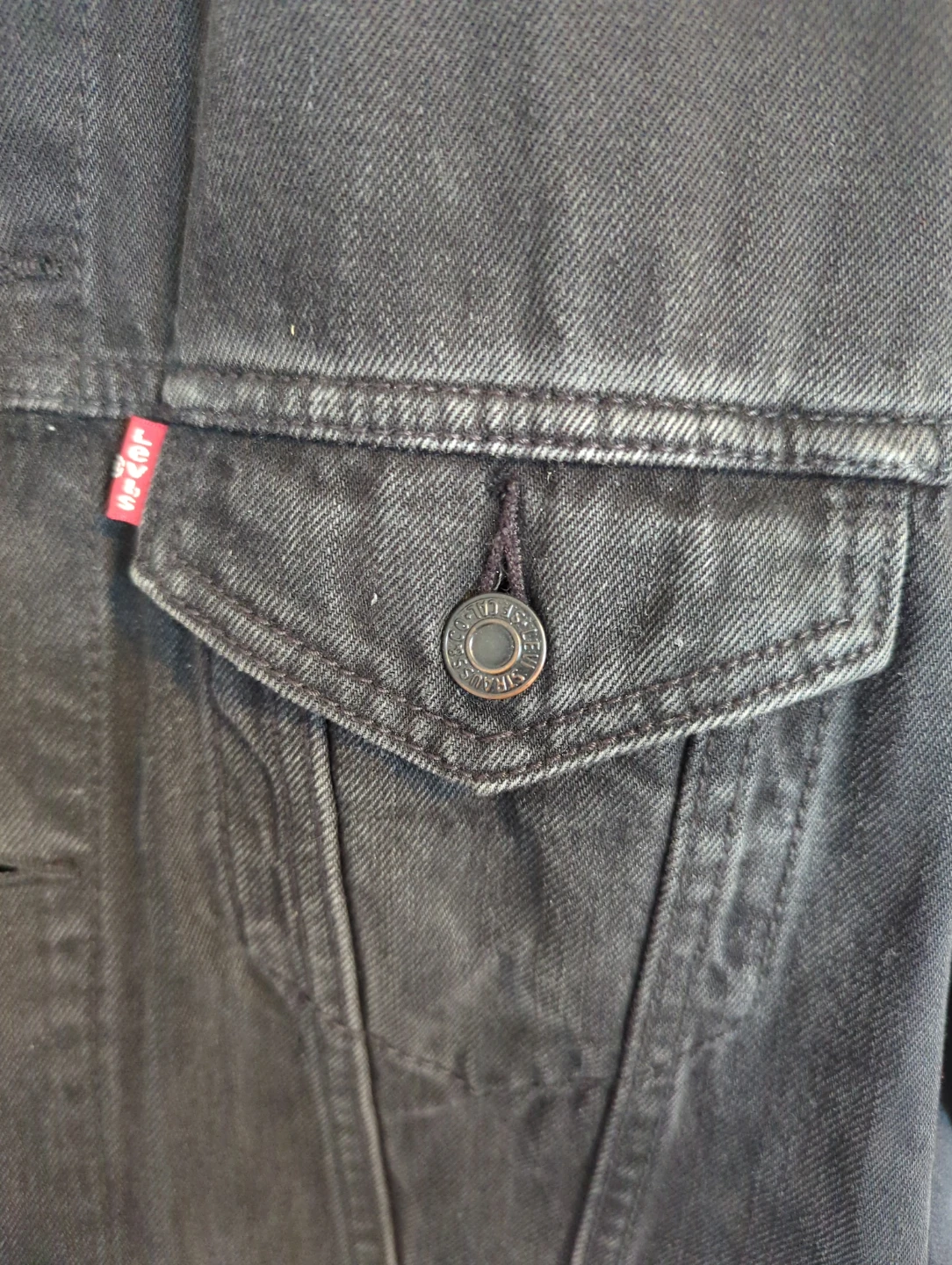 Levi Strauss & Co. Denim Jacket - Black - Size L - photo 5