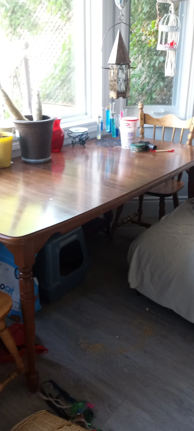 Dining table and 6 chairs