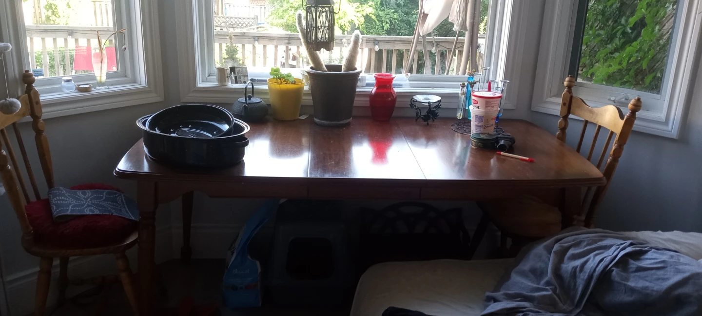Dining table and 6 chairs - photo 2