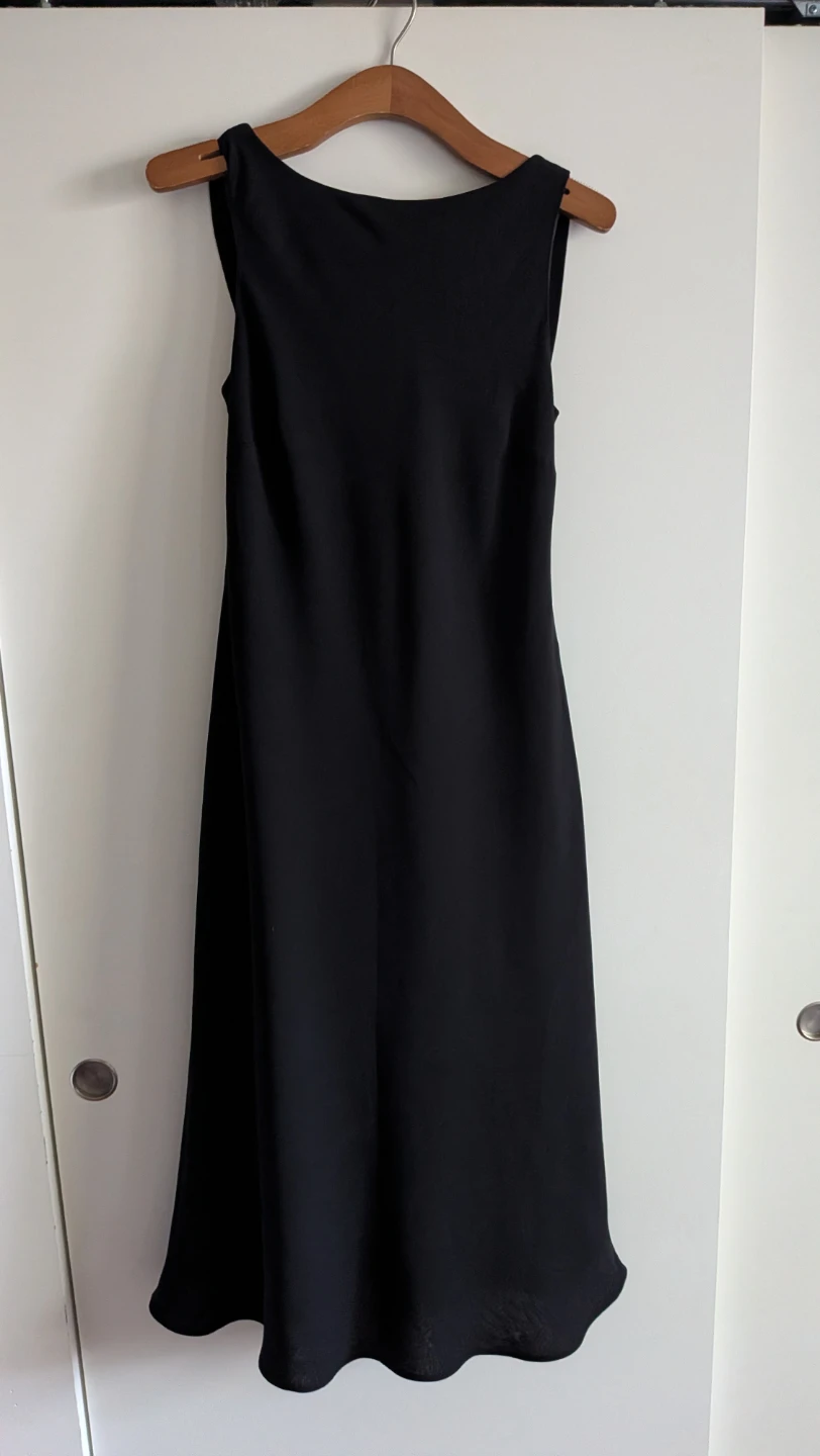 Vintage Black Sleeveless Dress - Size 8