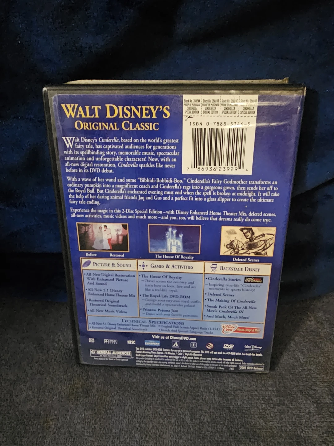 Walt Disney's Cinderella Platinum Edition DVD - photo 4