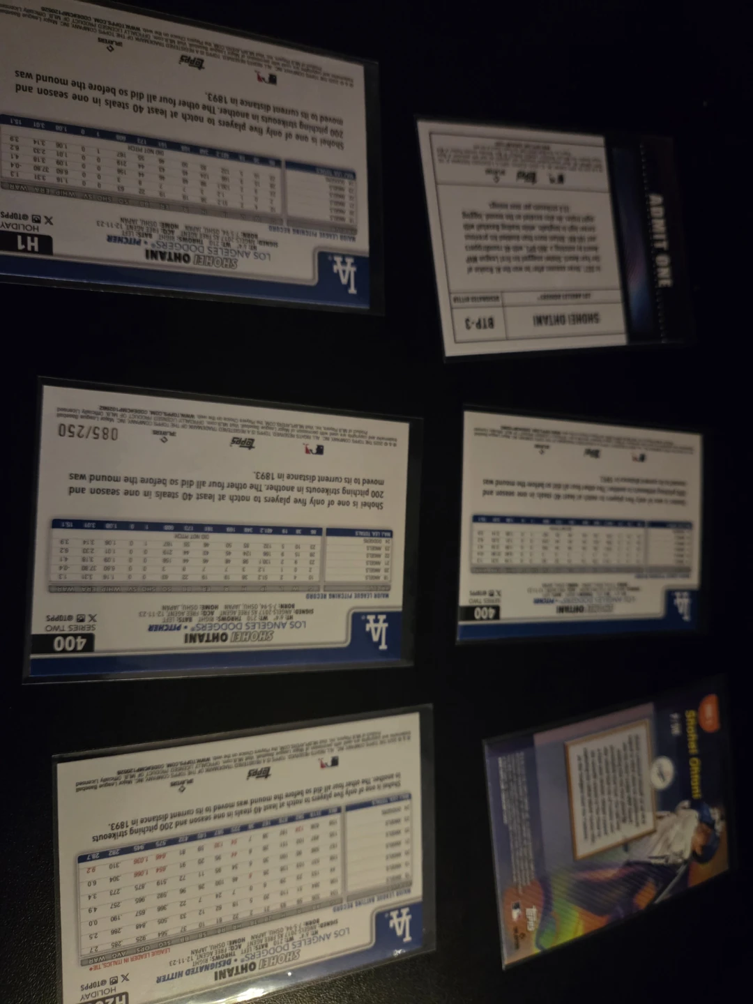 Shohei Ohtani Baseball Cards Lot - photo 2