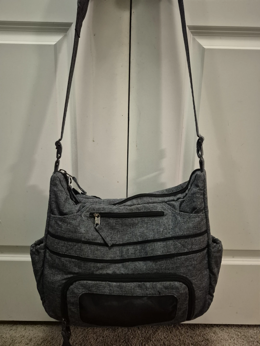 LUG Grey Shoulder (Diaper) Bag with Changing Pad - photo 3