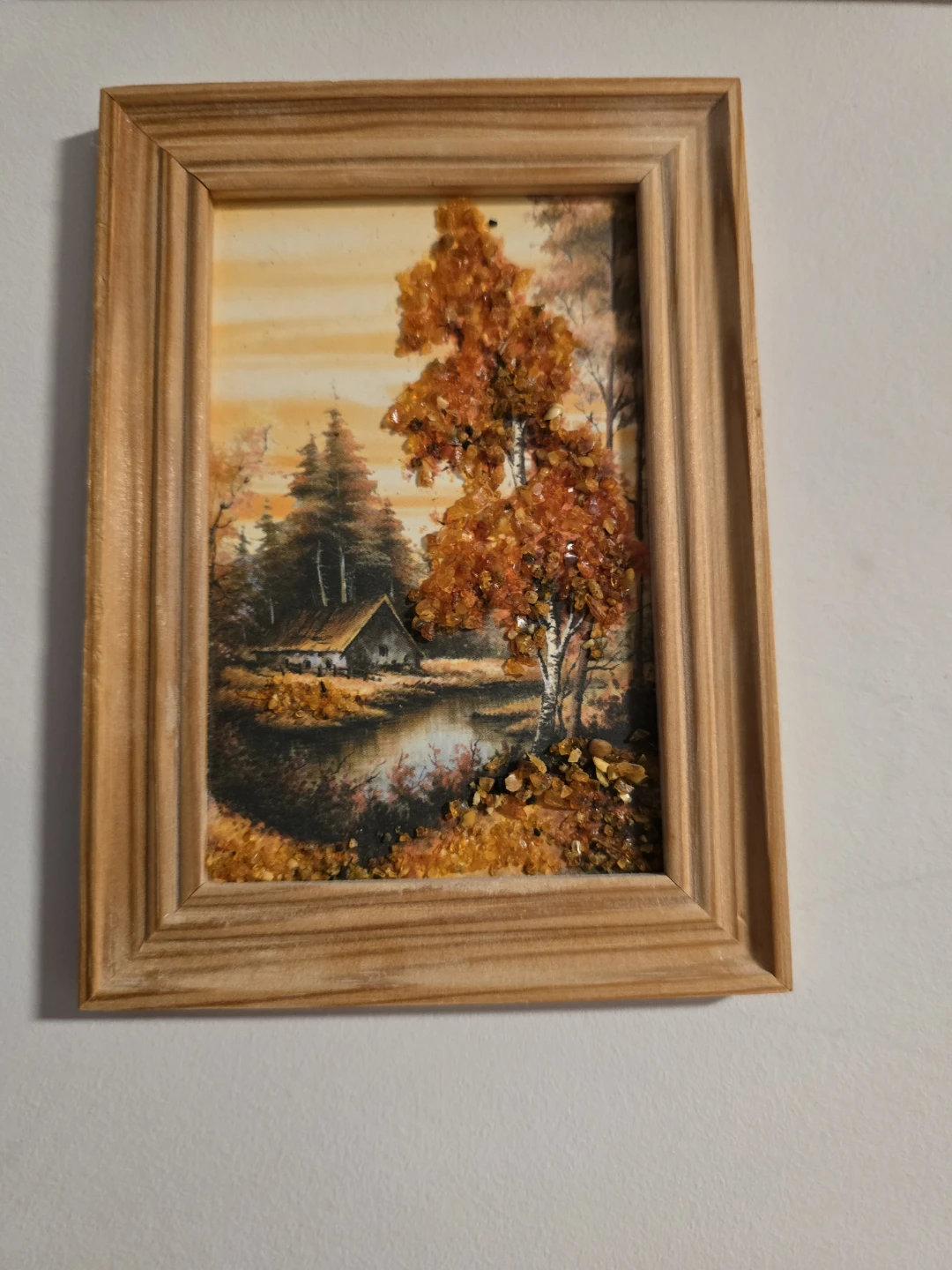 Vintage Baltic Amber Mosaic Art, 5 Frames - photo 5