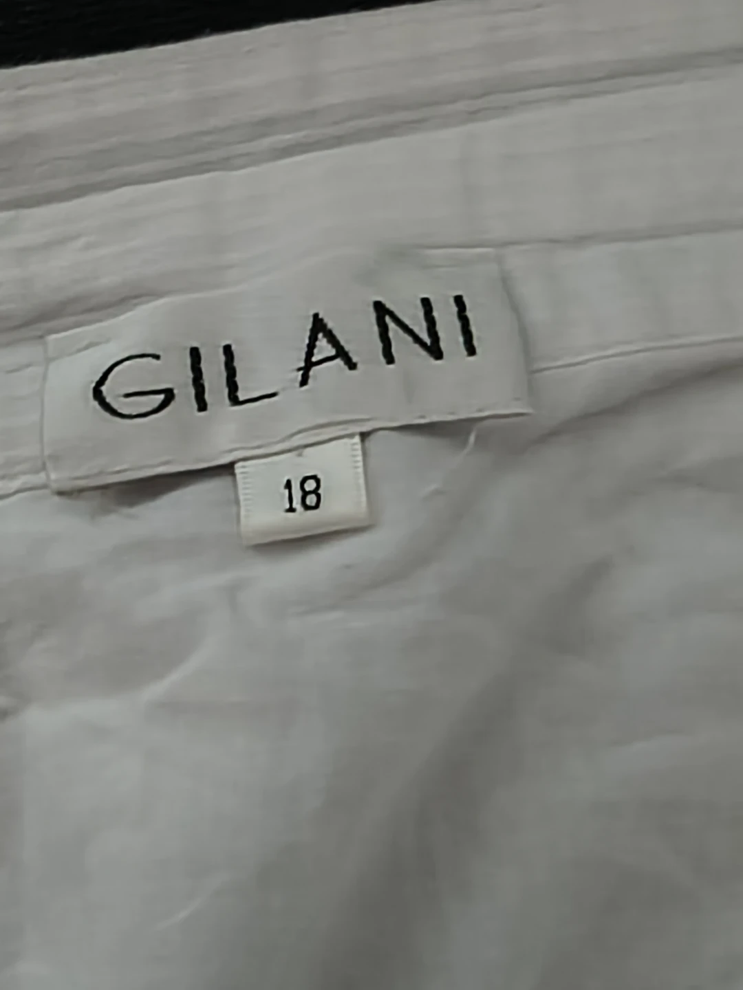 White Gilani Skirt Size 16/18 100% Cotton - photo 3