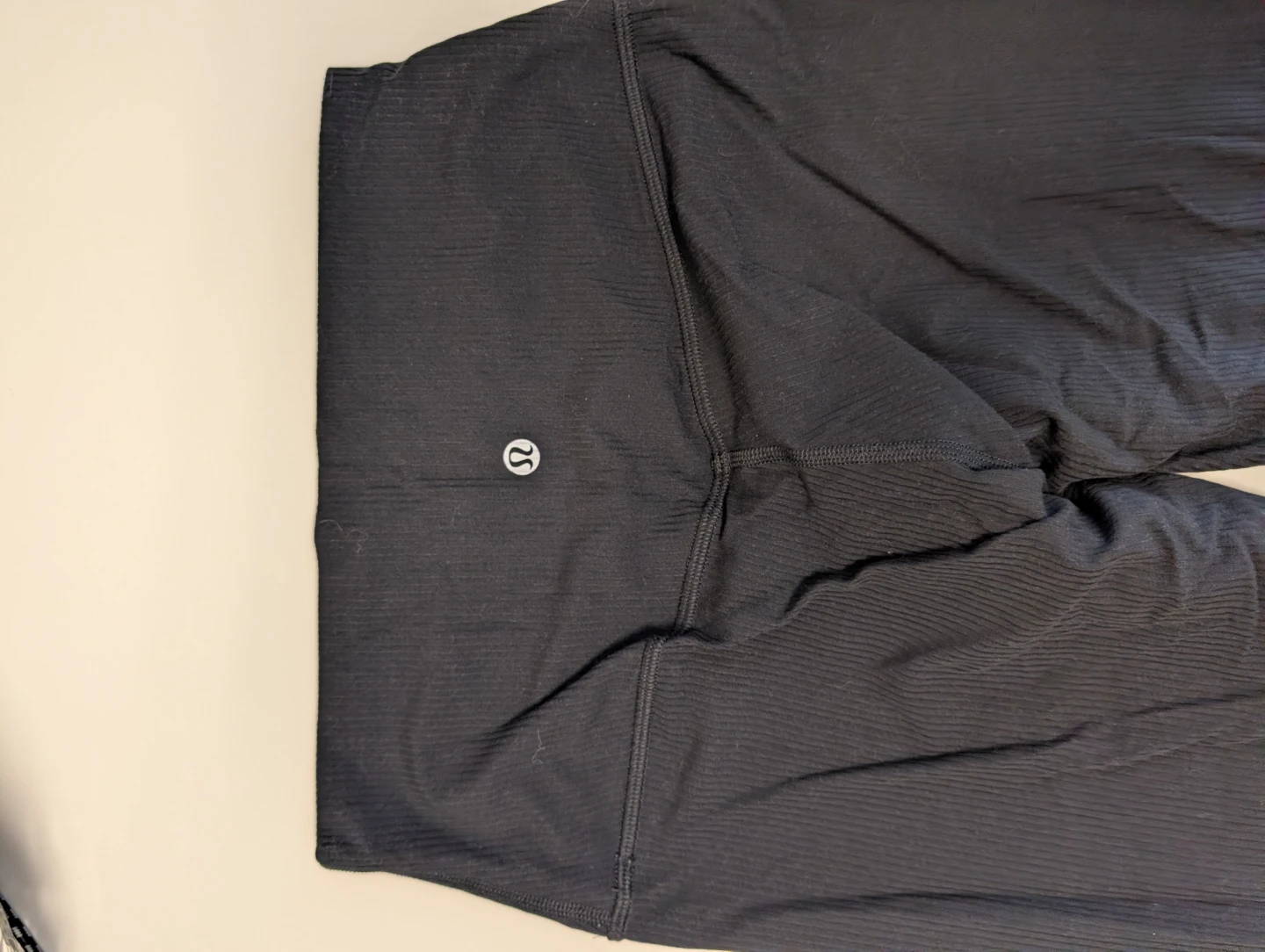 Lululemon Black Ribbed Align Leggings Size 6 - photo 2