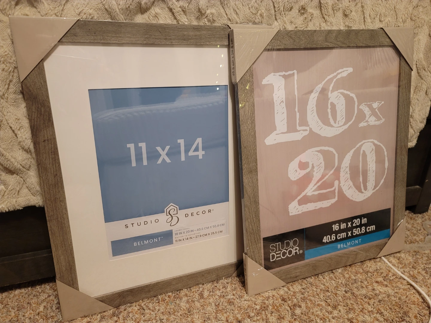 Studio Decor Belmont Picture Frames - 11x14 and 16x20