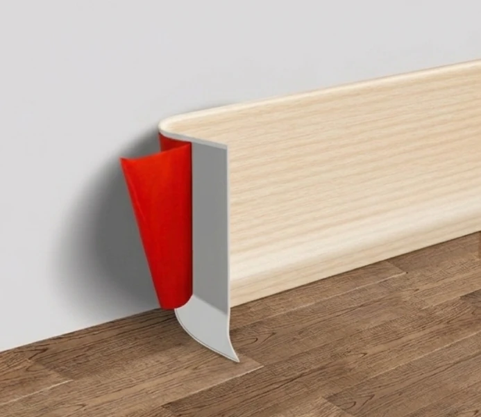 Vinyl Wall Baseboard Molding Trim 4" 19ft  Flexible