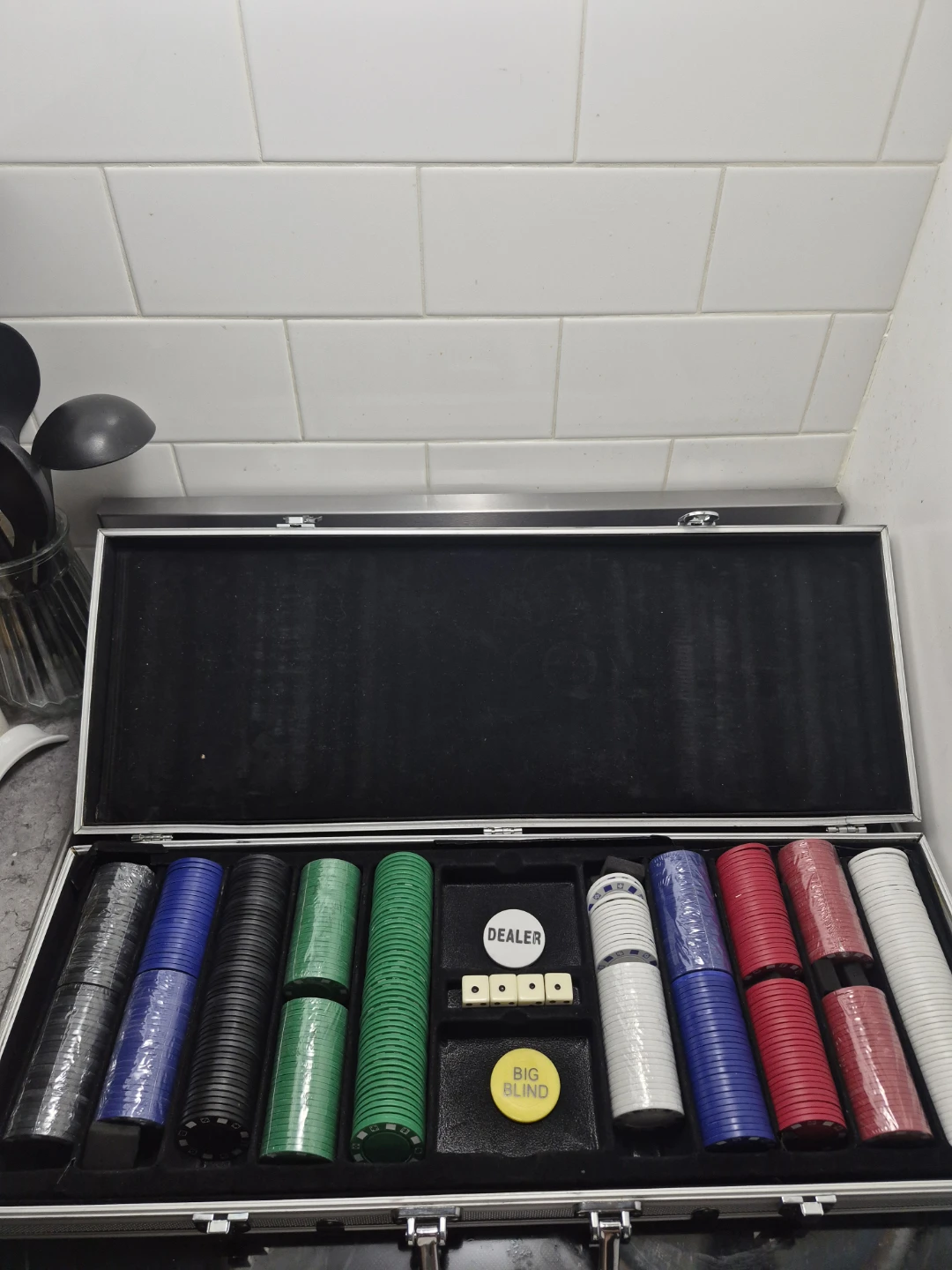 Poker Chip Set with Case