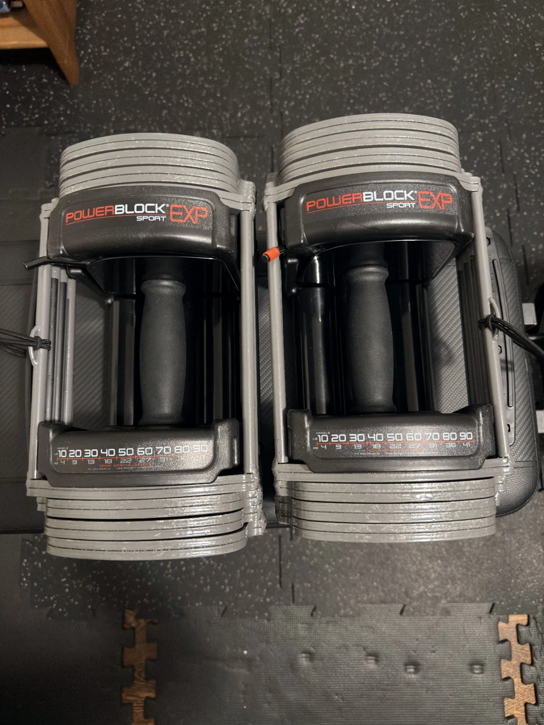 PowerBlock Sport EXP Adjustable Dumbbells (5-50 lbs)