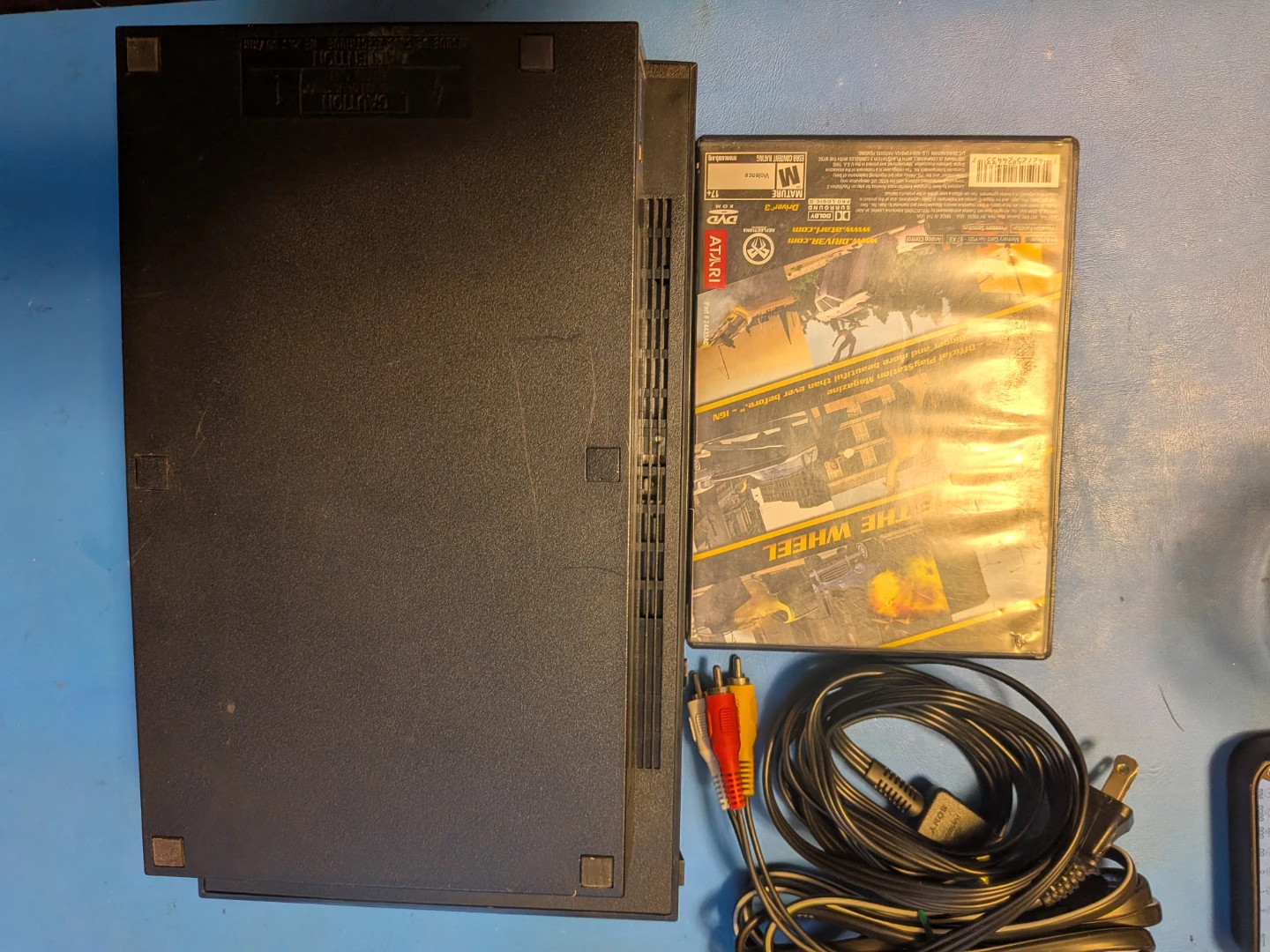 Sony Playstation 2 with game and cords - photo 2