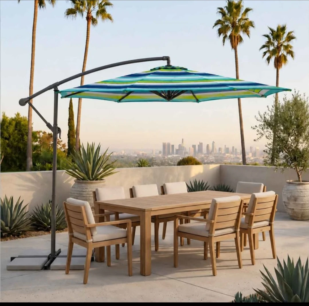 Cantilever Patio Umbrella - 9.5ft Wide Shade
