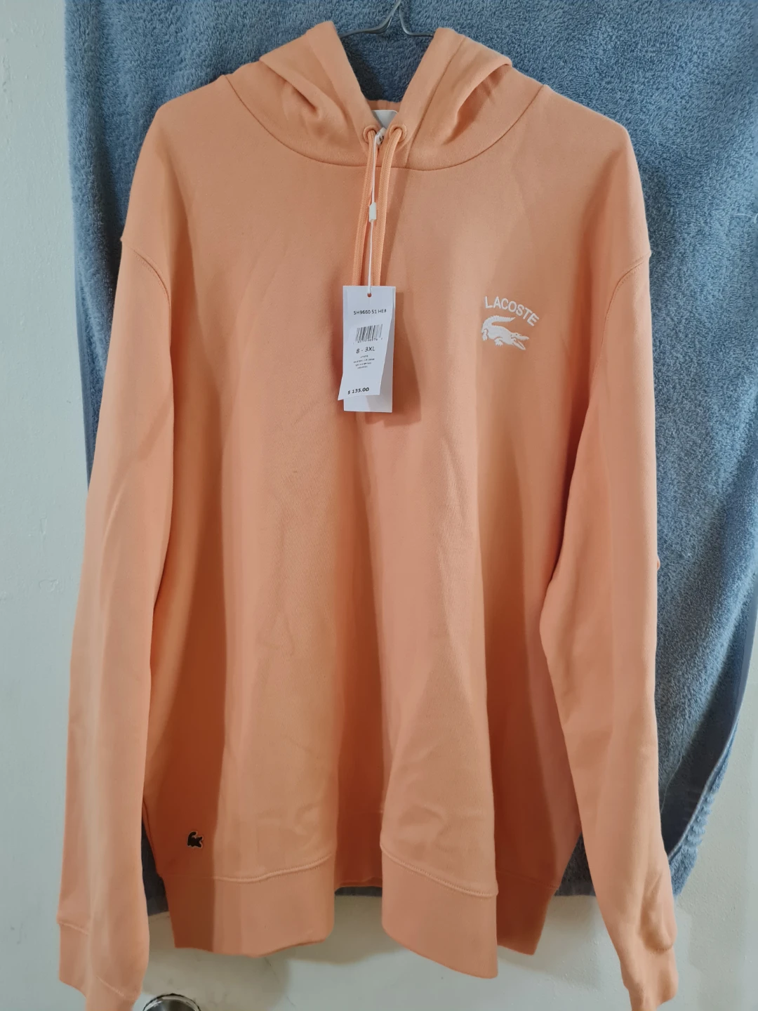 Lacoste Orange Hoodie - 3XL